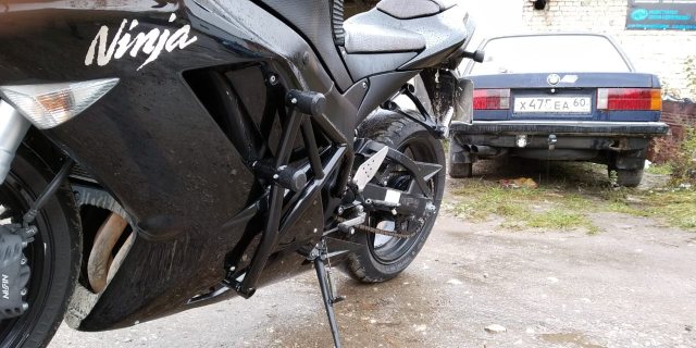Защитные дуги ( клетка ) Kawasaki ZX-6R 2007-2008 — фото 2